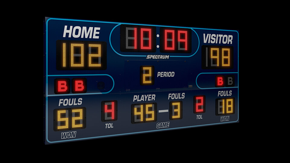 Electronic Basketball Game with Built in LCD Scoreboard 