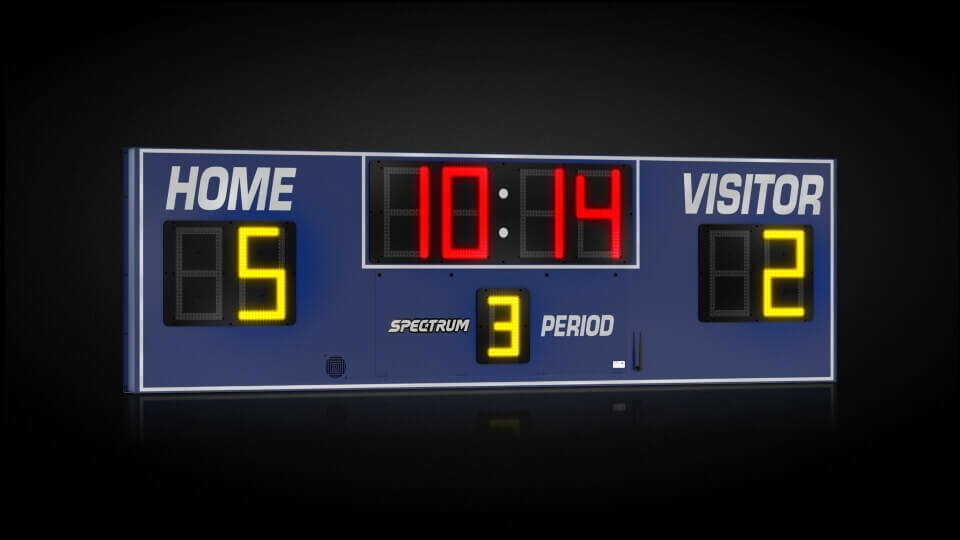 Ice Hockey Scoreboard Manufacturer - 10' Led Hockey Video Scoreboard |  Spectrum Scoreboards